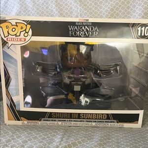 Funko Pop! Rides Shuri in Black and Silver Sunbird